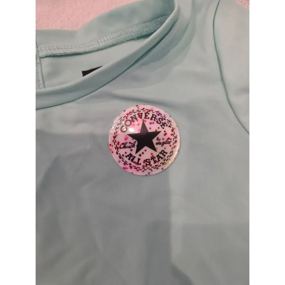Converse All Star Toddler Mint Green Skater Dress Short Sleeve 24 Months